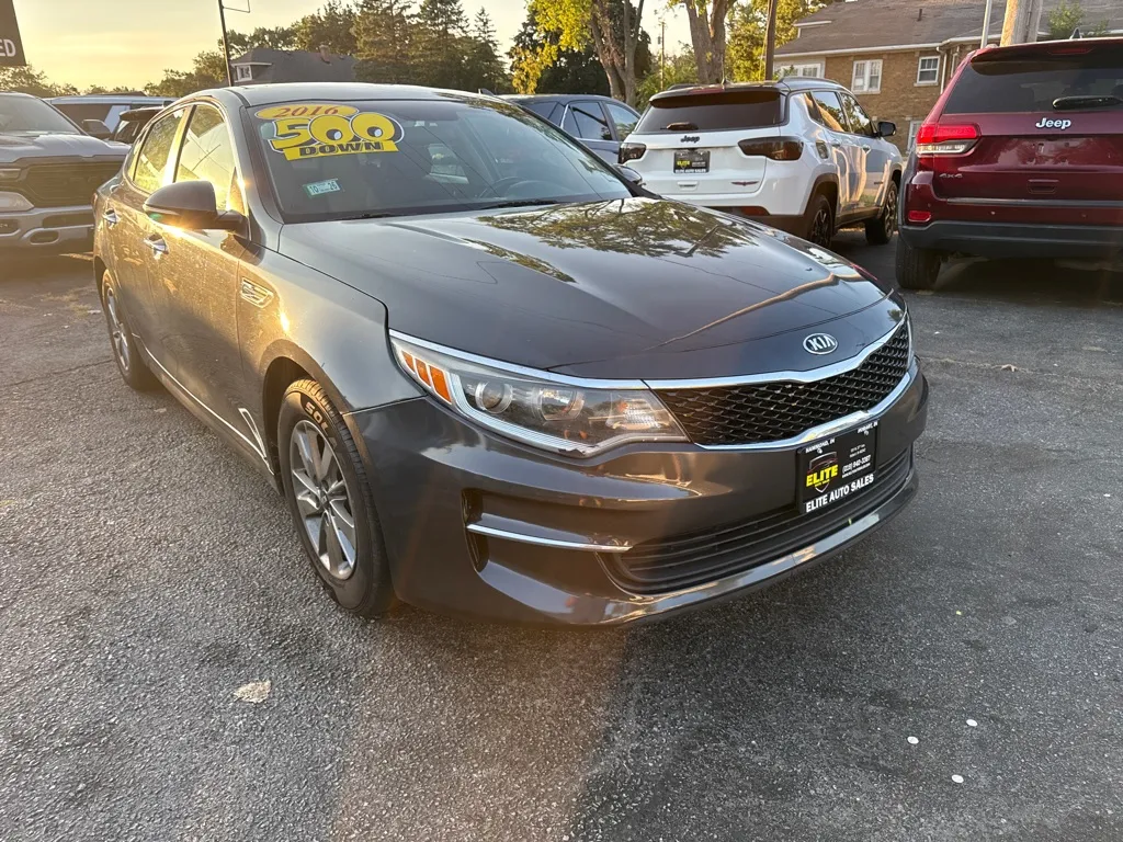 Gray 2016 KIA OPTIMA LX for sale in Hobart, IN