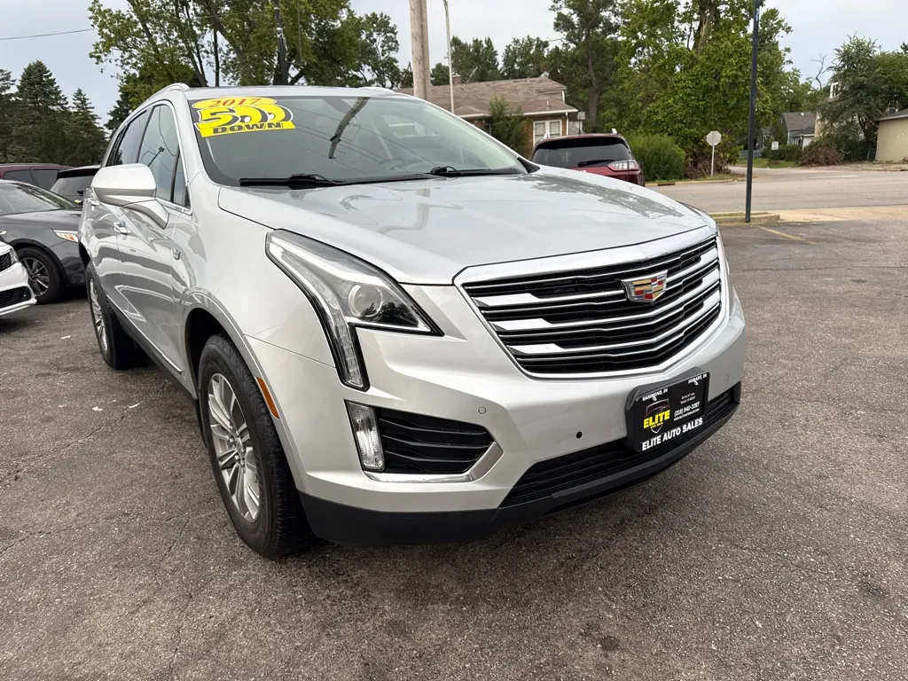 Silver 2017 CADILLAC XT5 LUXURY for sale in Hobart, IN