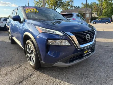 Blue 2023 NISSAN ROGUE SV for sale in Hobart, IN