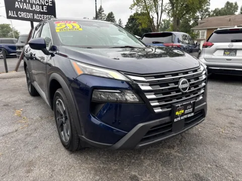 Blue 2024 NISSAN ROGUE SV for sale in Hobart, IN