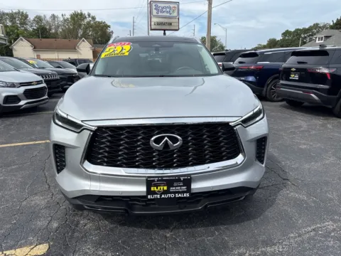 Photos of 2023 INFINITI QX60 LUXE for sale in Hobart, IN at Elite Auto Sales Hobart