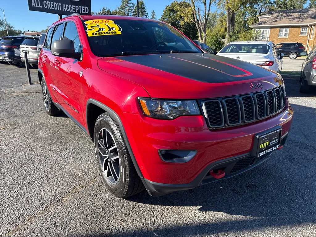 Red 2020 JEEP GRAND CHEROKEE TRAILHAWK for sale in Hobart, IN