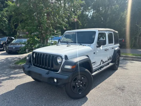 White 2021 Jeep Wrangler Unlimited Sport for sale in Seffner, FL