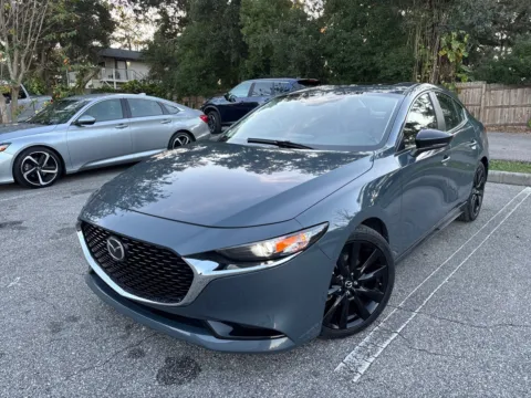 Gray 2024 Mazda Mazda3 Sedan 2.5 S Carbon Edition for sale in Seffner, FL