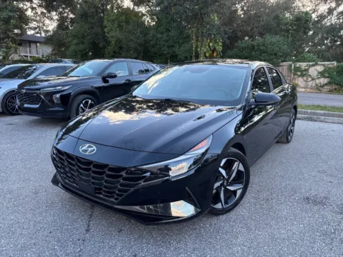 Black 2023 Hyundai Elantra Limited for sale in Seffner, FL