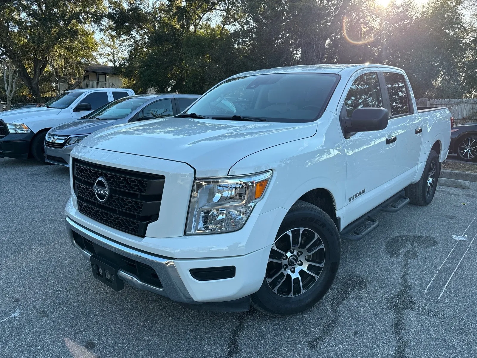 Silver 2024 Nissan Titan SV Crew Cab V8 for sale in Seffner, FL