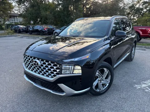 Black 2021 Hyundai Santa Fe SEL for sale in Seffner, FL
