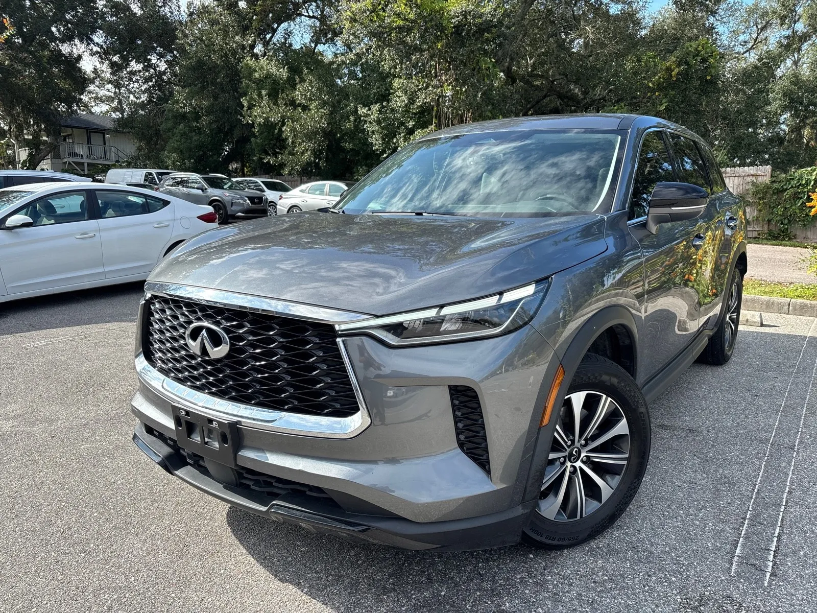 Gray 2024 INFINITI QX60 PURE for sale in Seffner, FL