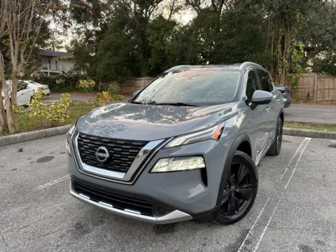 Silver 2023 Nissan Rogue Platinum w/LTHR. PANO. NAVI. BOSE. for sale in Seffner, FL