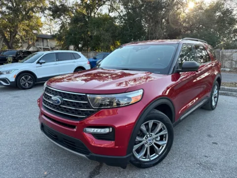 Gray 2022 Ford Explorer XLT w/THREE-ROW LEATHER & 20in WHEELS for sale in Seffner, FL