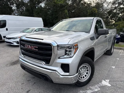 Blue 2020 GMC Sierra 1500 Regular Cab Long Bed 1SA for sale in Seffner, FL
