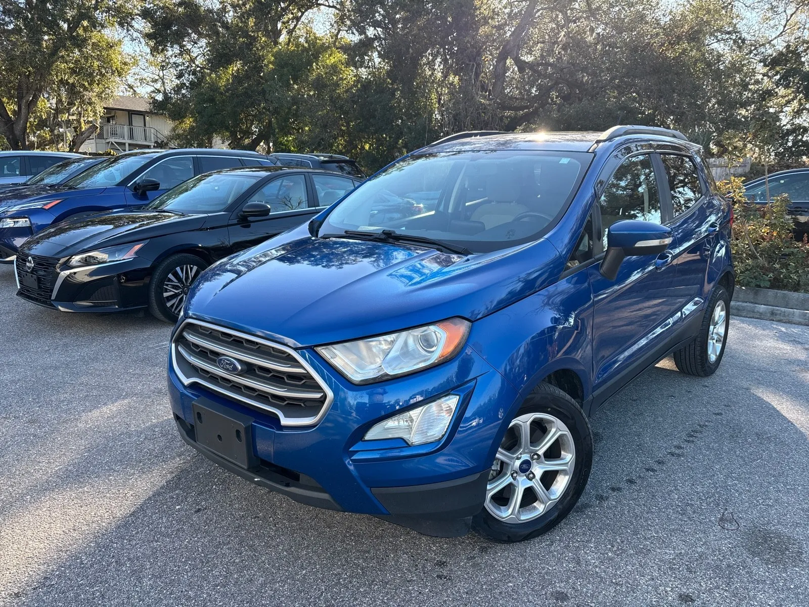 Blue 2019 Ford EcoSport SE for sale in Seffner, FL