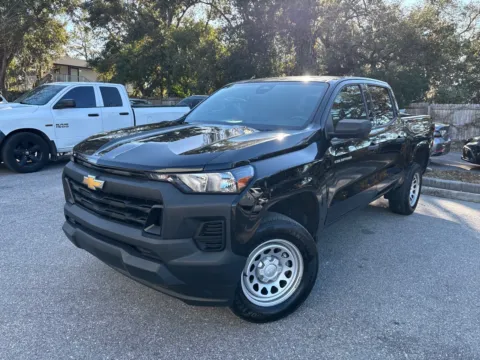 Black 2023 Chevrolet Colorado 2WD Work Truck Crew Cab Medium Bed for sale in Seffner, FL