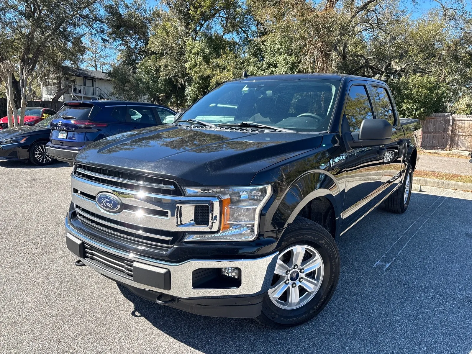 Black 2020 Ford F-150 XLT Crew Cab 4X4 V8 for sale in Seffner, FL