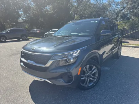 Black 2021 Kia Seltos S for sale in Seffner, FL