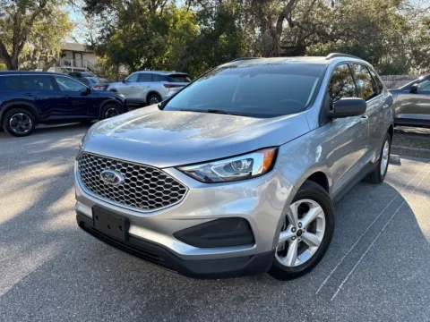 Silver 2024 Ford Edge SE AWD for sale in Seffner, FL