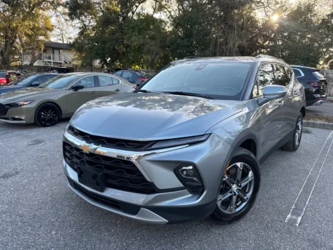 Blue 2024 Chevrolet Blazer LT AWD 3LT w/LTHR. WHEELS. for sale in Seffner, FL