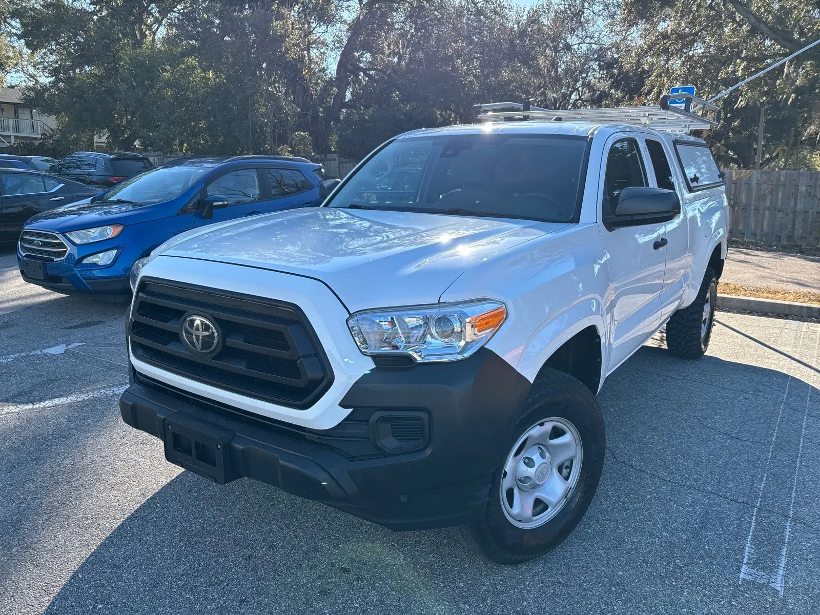 Green 2022 Toyota Tacoma SR Extended Cab Long Bed w/Rear Doors for sale in Seffner, FL