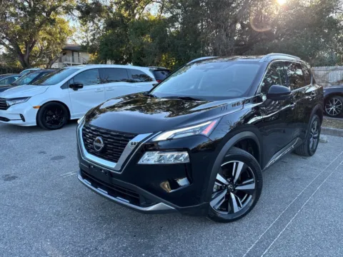 Silver 2023 Nissan Rogue SL AWD w/LEATHER & PANO SUNROOF for sale in Seffner, FL