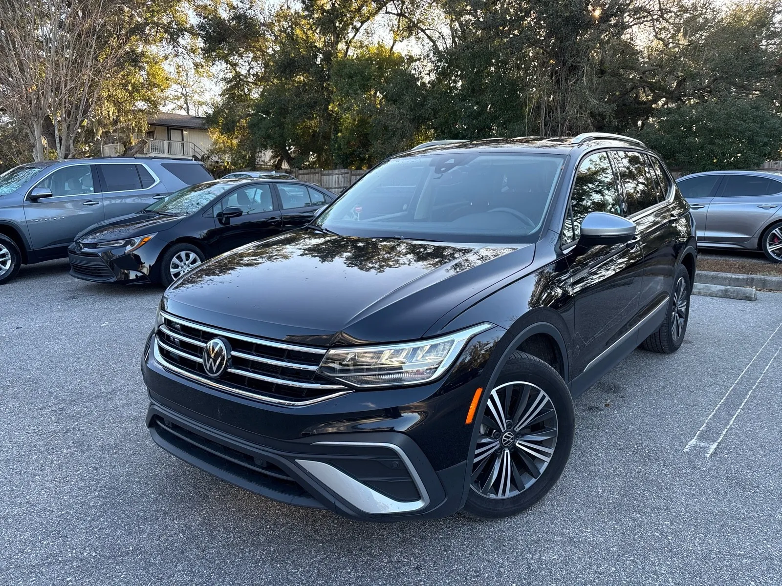 Black 2024 Volkswagen Tiguan Wolfsburg Edition for sale in Seffner, FL