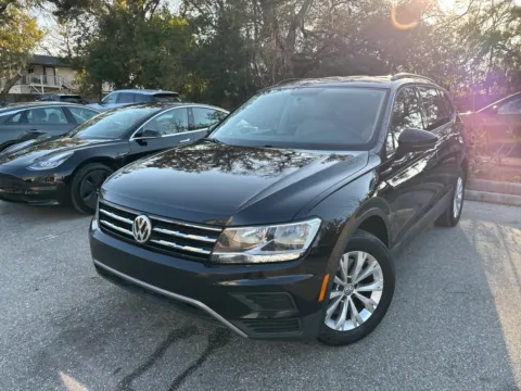 Black 2019 Volkswagen Tiguan S w/THREE ROW SEATING for sale in Seffner, FL