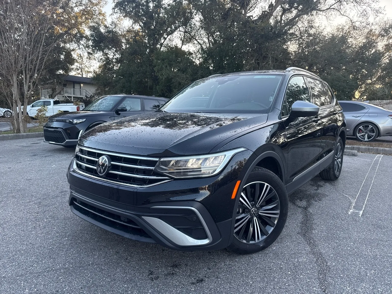 Red 2024 Volkswagen Tiguan Wolfsburg Edition w/THREE-ROW LTHR & PANO SUNROOF for sale in Seffner, FL