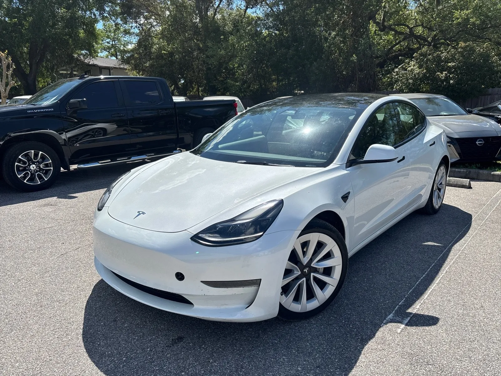 White 2023 Tesla Model 3 Standard Range w/PREMIUM WHEELS * 272mi EST. RANGE * for sale in Seffner, FL