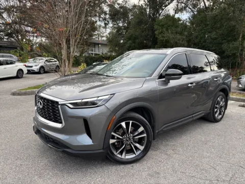 Gray 2023 INFINITI QX60 LUXE for sale in Seffner, FL