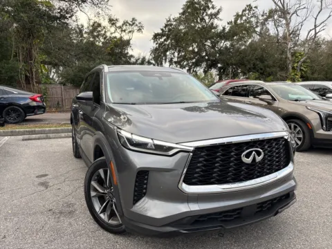 Another view of 2023 INFINITI QX60 LUXE for sale in Seffner, FL at Evo Motors