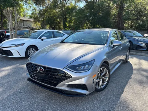 Silver 2021 Hyundai Sonata SEL for sale in Seffner, FL