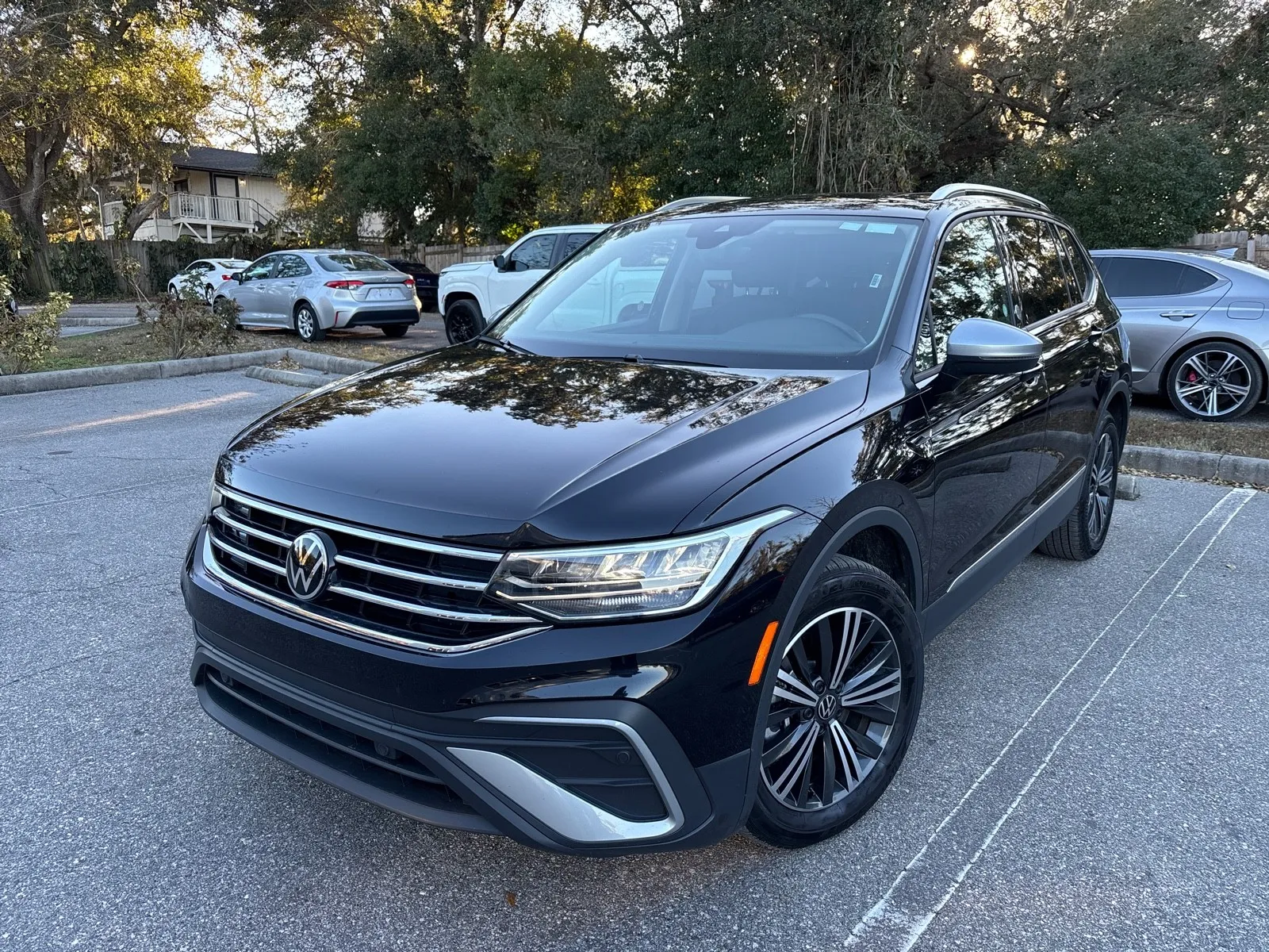Red 2024 Volkswagen Tiguan Wolfsburg Edition w/THREE-ROW LTHR & PANO SUNROOF for sale in Seffner, FL