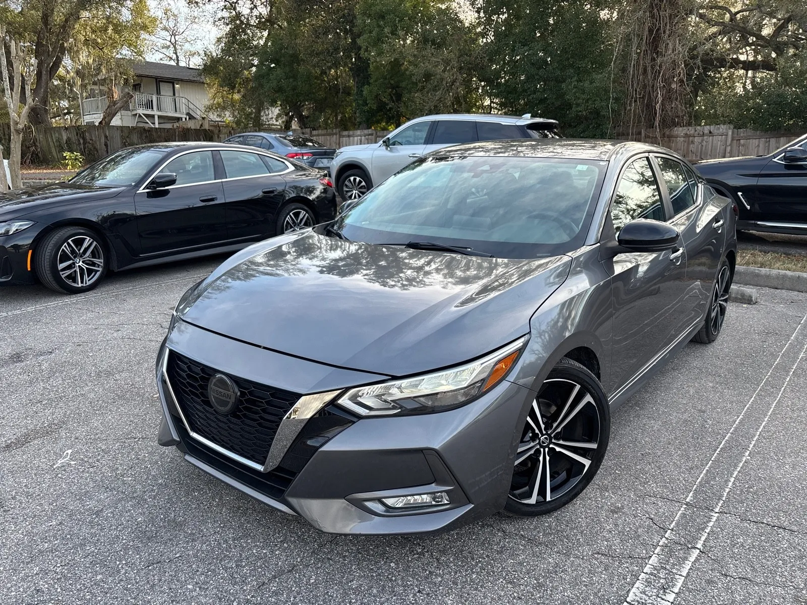 Gray 2021 Nissan Sentra SR for sale in Seffner, FL