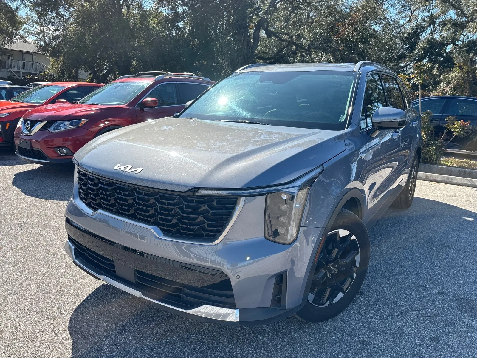 Silver 2024 Kia Sorento S for sale in Seffner, FL
