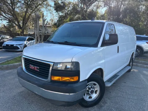 White 2020 GMC Savana Cargo Van 1WT 135.2 WB for sale in Seffner, FL