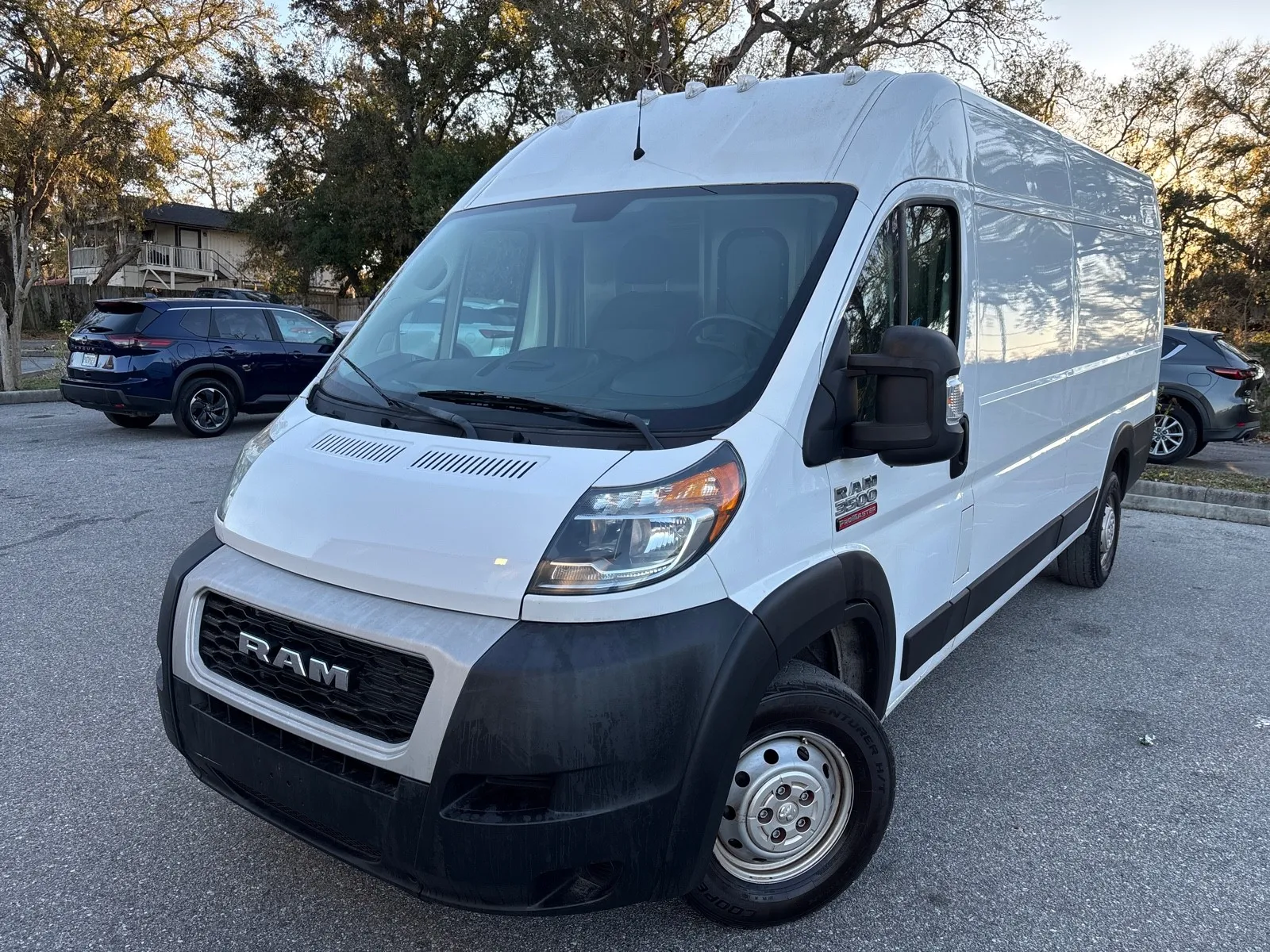 White 2019 Ram ProMaster Cargo Van High Roof 159.0 WB for sale in Seffner, FL