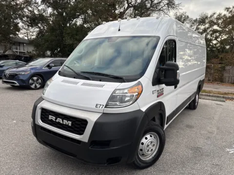 White 2019 Ram ProMaster Cargo Van High Roof 159.0 WB for sale in Seffner, FL