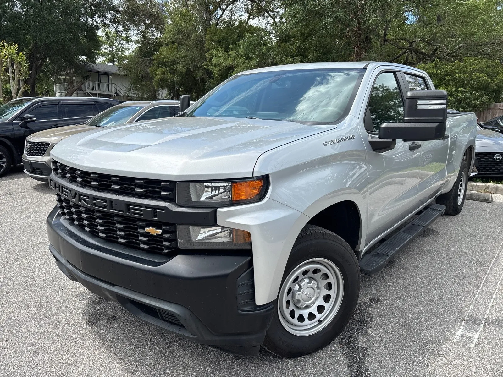Blue 2020 Chevrolet Silverado 1500 Work Truck Crew Cab V8 for sale in Seffner, FL