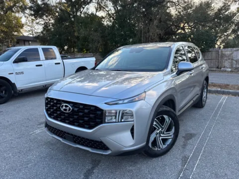 Black 2021 Hyundai Santa Fe SE for sale in Seffner, FL