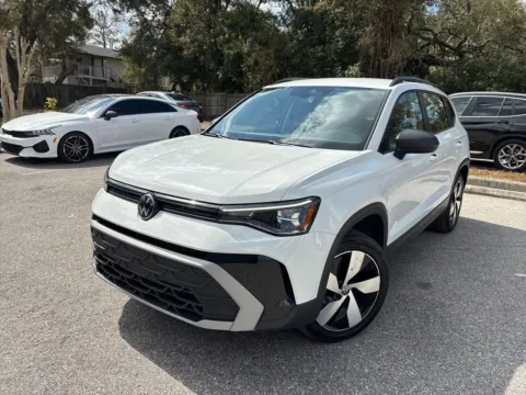 White 2025 Volkswagen Taos S for sale in Seffner, FL