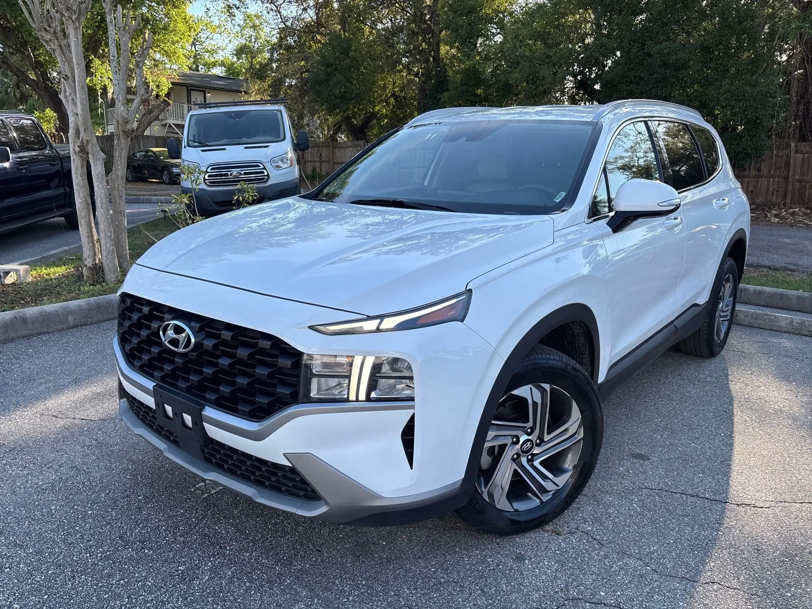 White 2023 Hyundai Santa Fe SEL AWD for sale in Seffner, FL