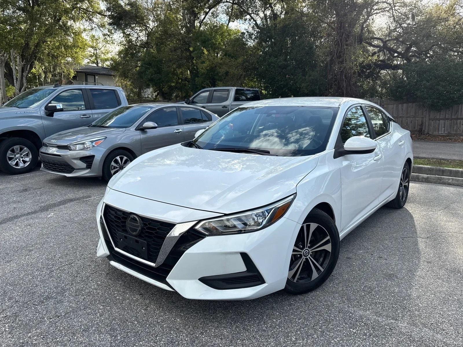 Silver 2021 Nissan Sentra SV for sale in Seffner, FL