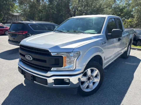 Gray 2018 Ford F-150 XL Extended Cab Medium Bed w/Rear Doors for sale in Seffner, FL