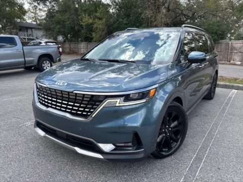 Blue 2023 Kia Carnival SX W/REAR SEAT ENTERTAINMENT for sale in Seffner, FL