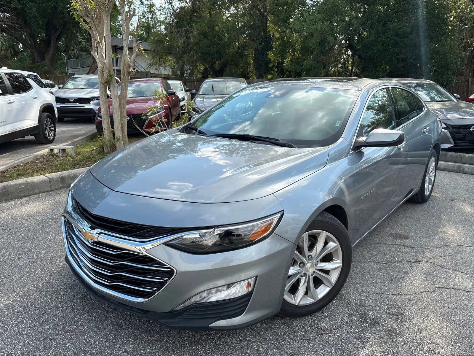Gray 2024 Chevrolet Malibu LT W/PANO SUNROOF for sale in Seffner, FL