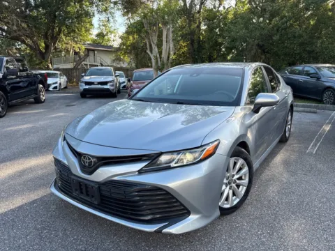 Silver 2019 Toyota Camry LE for sale in Seffner, FL