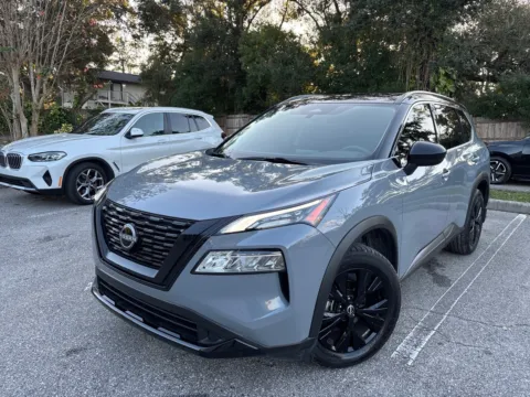 Silver 2023 Nissan Rogue SV w/PREMIUM & MIDNIGHT PKG. LTHR. PANO. WHEELS. for sale in Seffner, FL