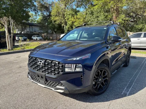 Blue 2023 Hyundai Santa Fe XRT AWD W/LEATHER for sale in Seffner, FL