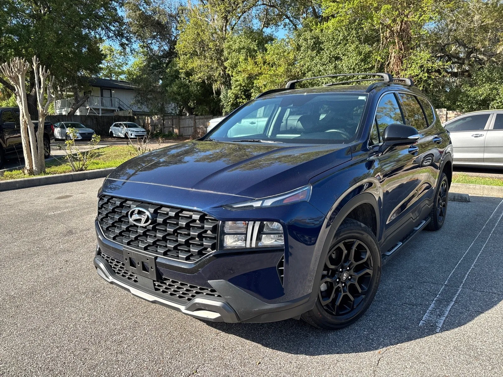 Blue 2023 Hyundai Santa Fe XRT AWD W/LEATHER for sale in Seffner, FL