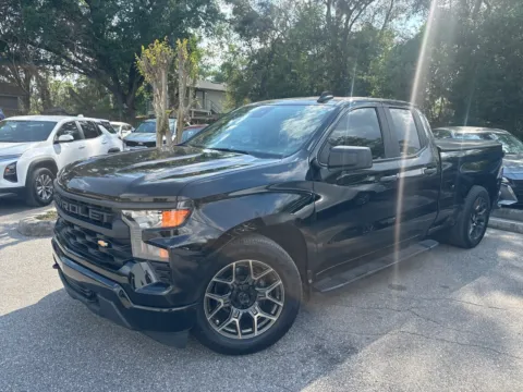 Photos of 2022 Chevrolet Silverado 1500 Custom Extended Cab w/WHEELS & LEATHER for sale in Seffner, FL at Evo Motors
