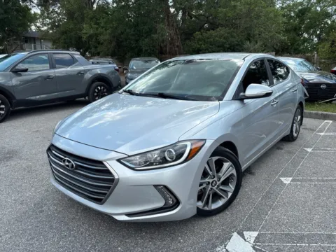 Silver 2017 Hyundai Elantra Limited for sale in Seffner, FL